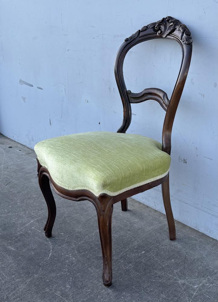 Antique Victorian Quality Carved Wood Chair