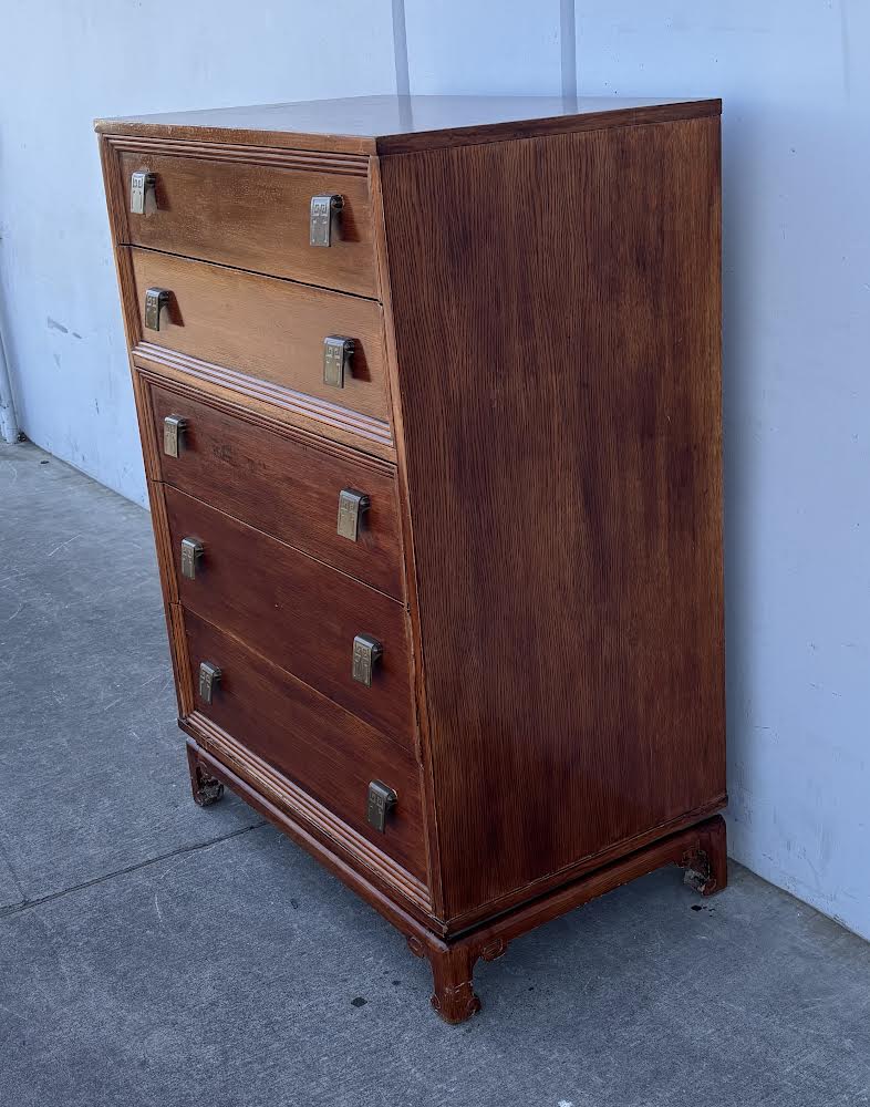 Five-Drawer Chests Mahogany Dresser