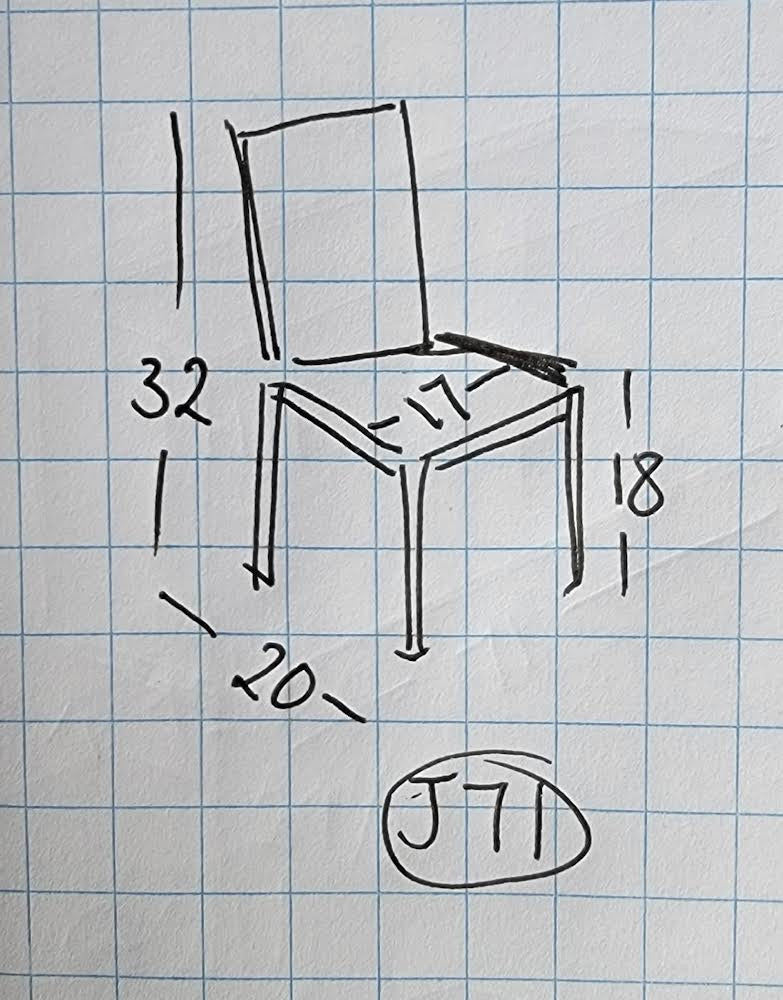 Leg o matic folding side chairs ebony