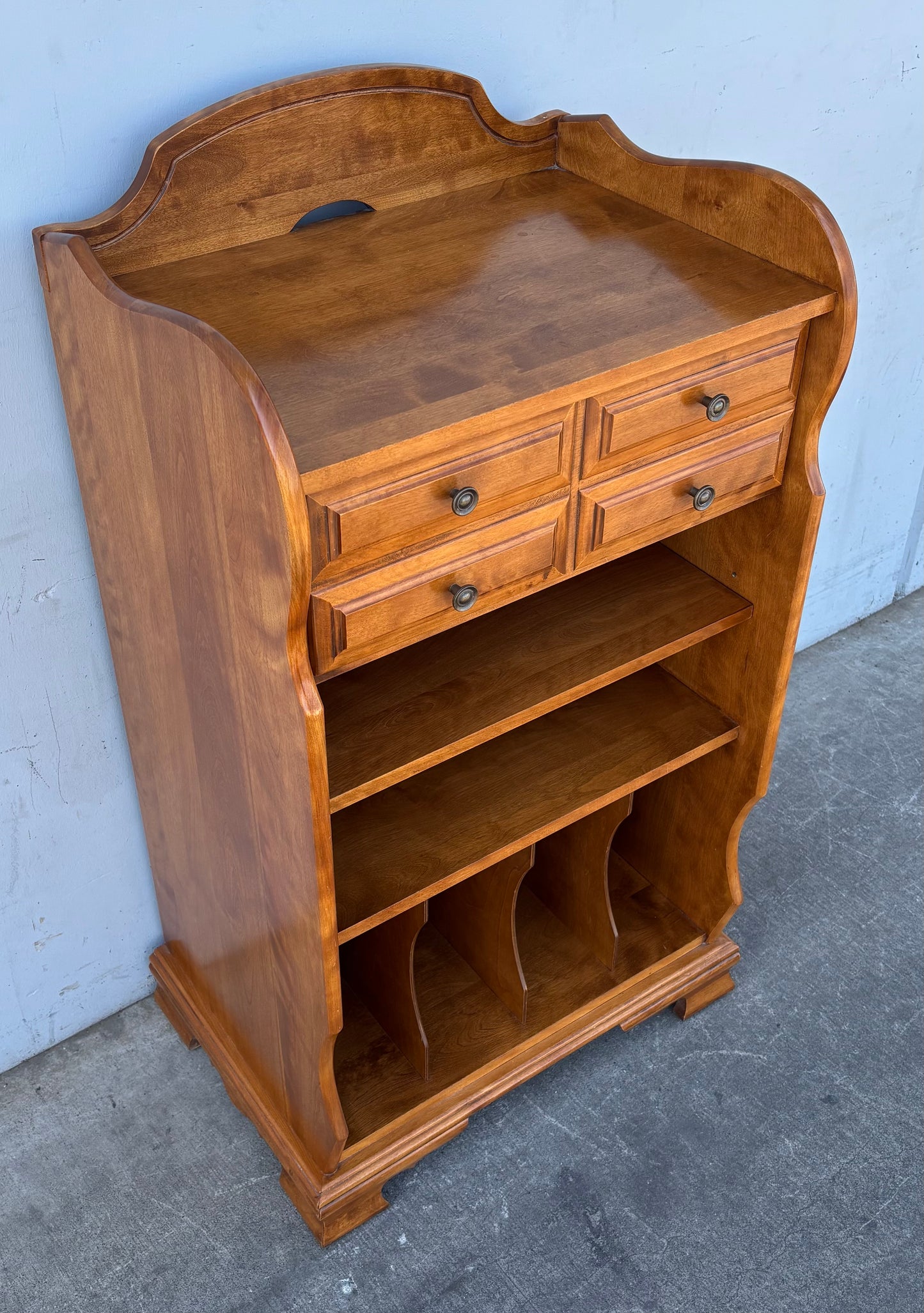 Vintage Display Cabinet Desk Dresser