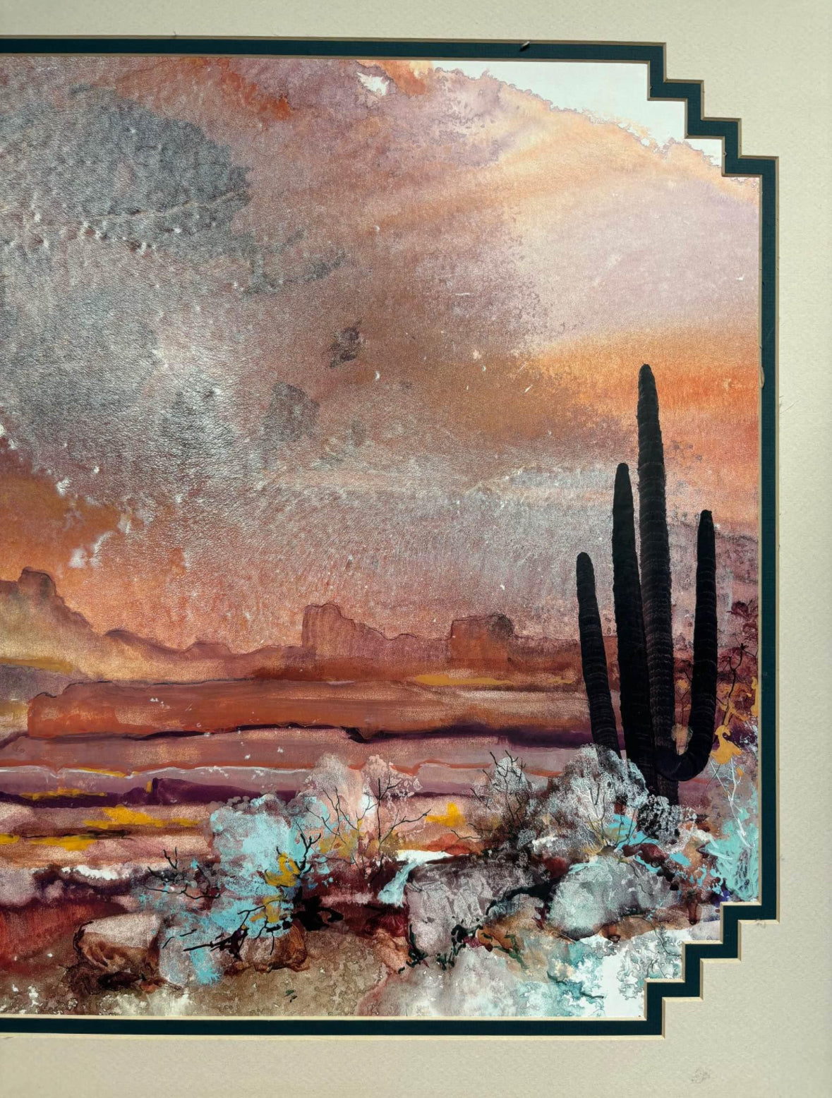 Framed Desert Dusk Print