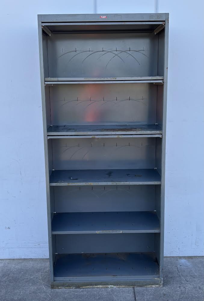 TAB Steel Metal Grey Garage Shelf Organizer