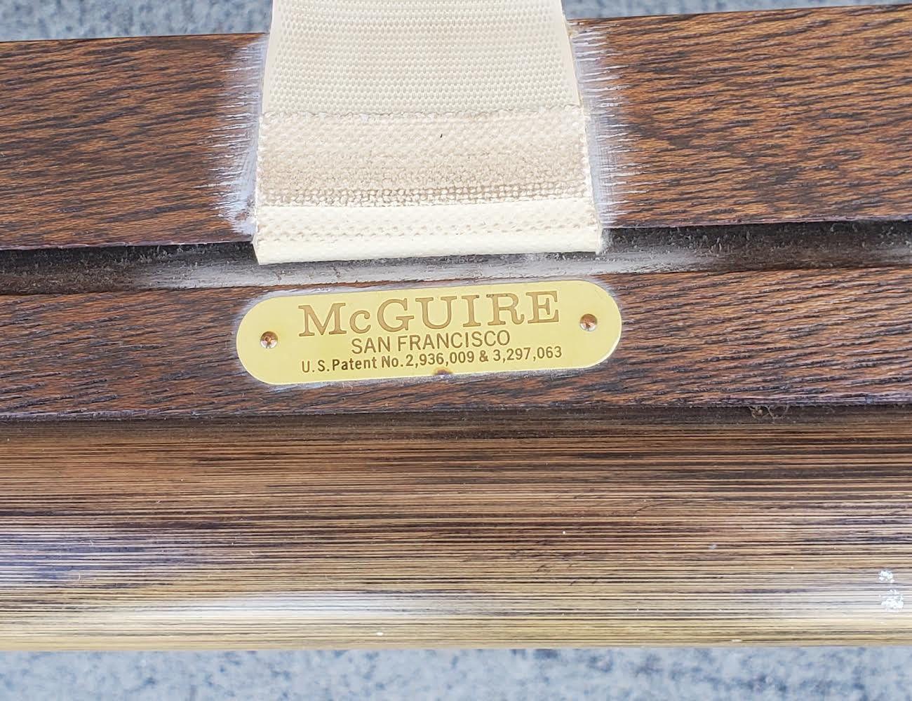 Mcguire pair of Bamboo rattan  lounge armchairs