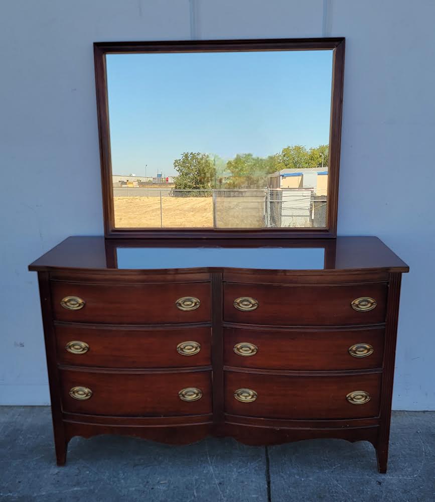 Dresser with mirror