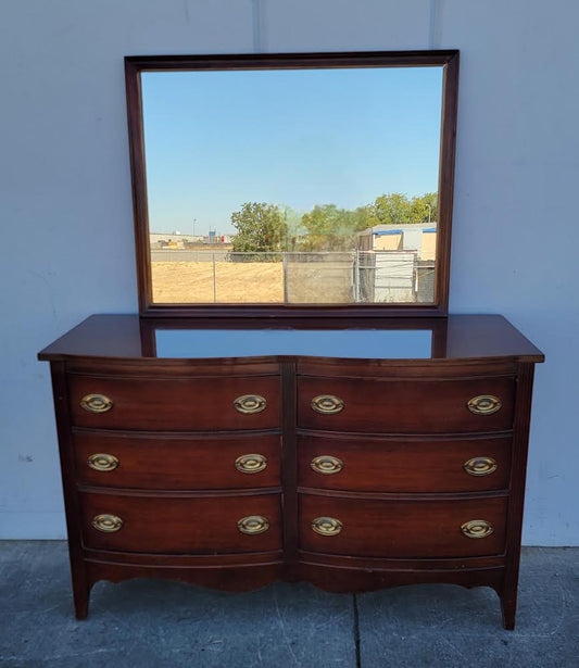 Dresser with mirror