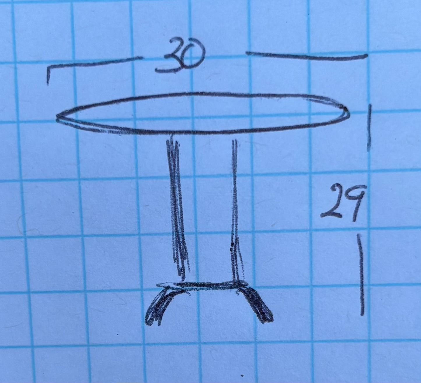 Small Area Table Round Wood