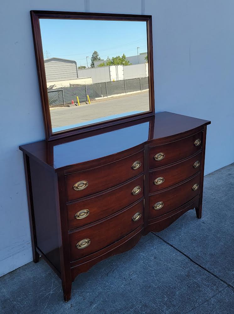 Dresser with mirror