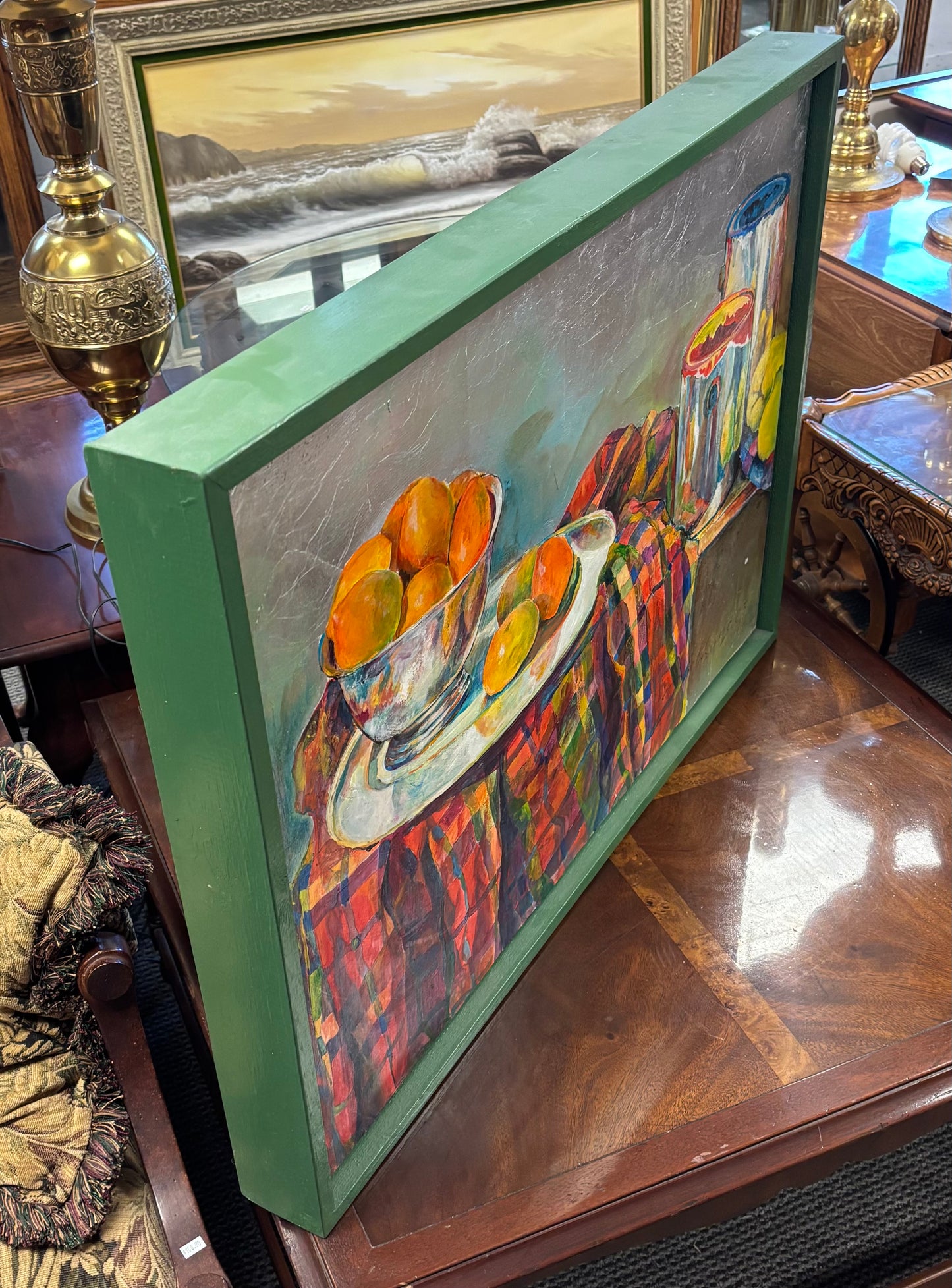 Signed Oil Painting “Fruit” Art