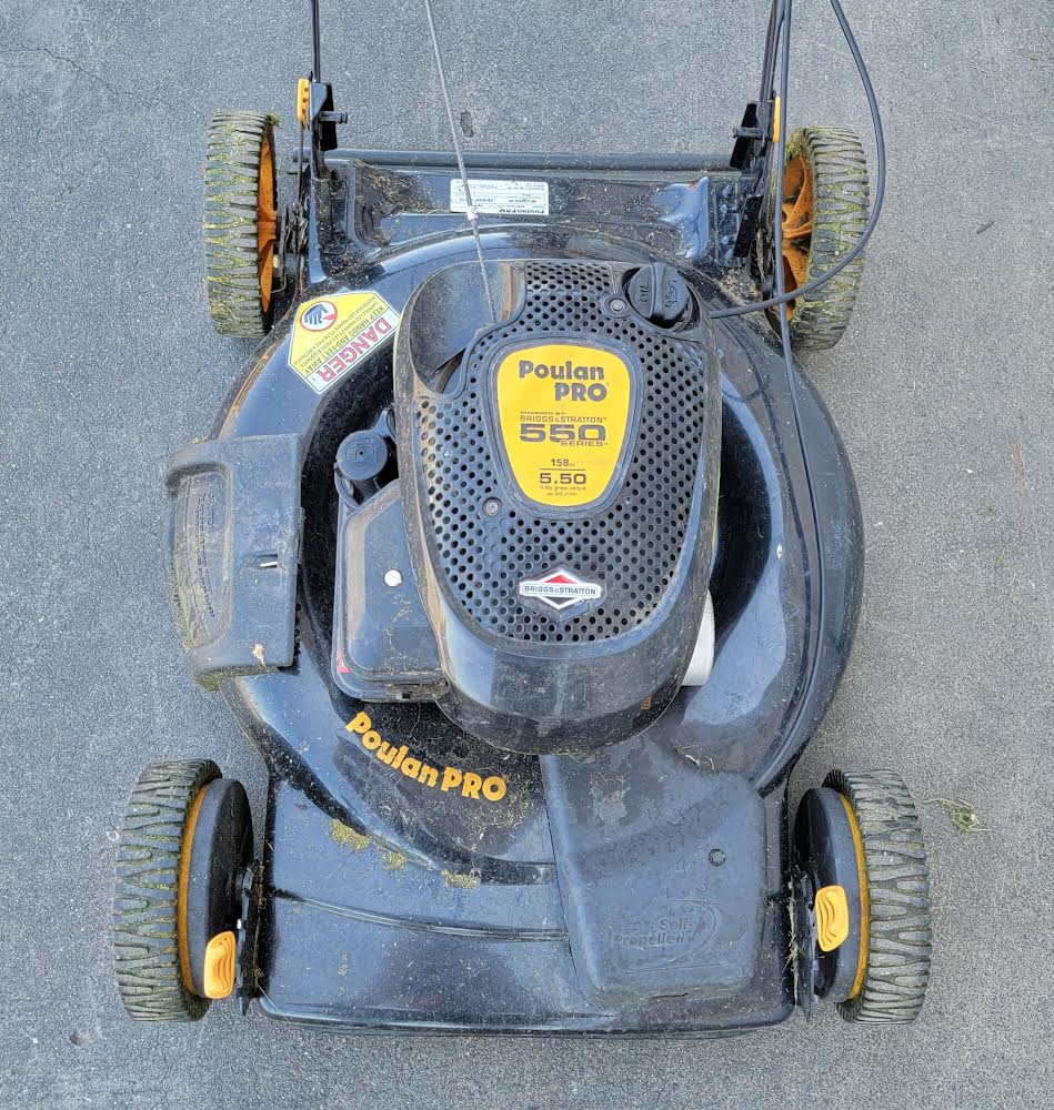 Poulan Pro 550 Series 158 cc Self Propelled Lawn Mower (works)