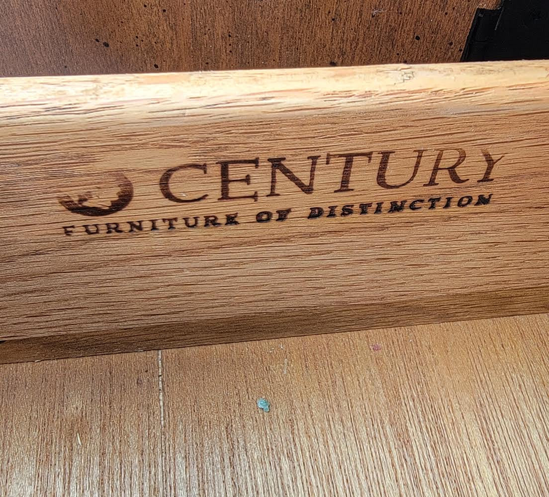 Century buffet/cabinet flip top server