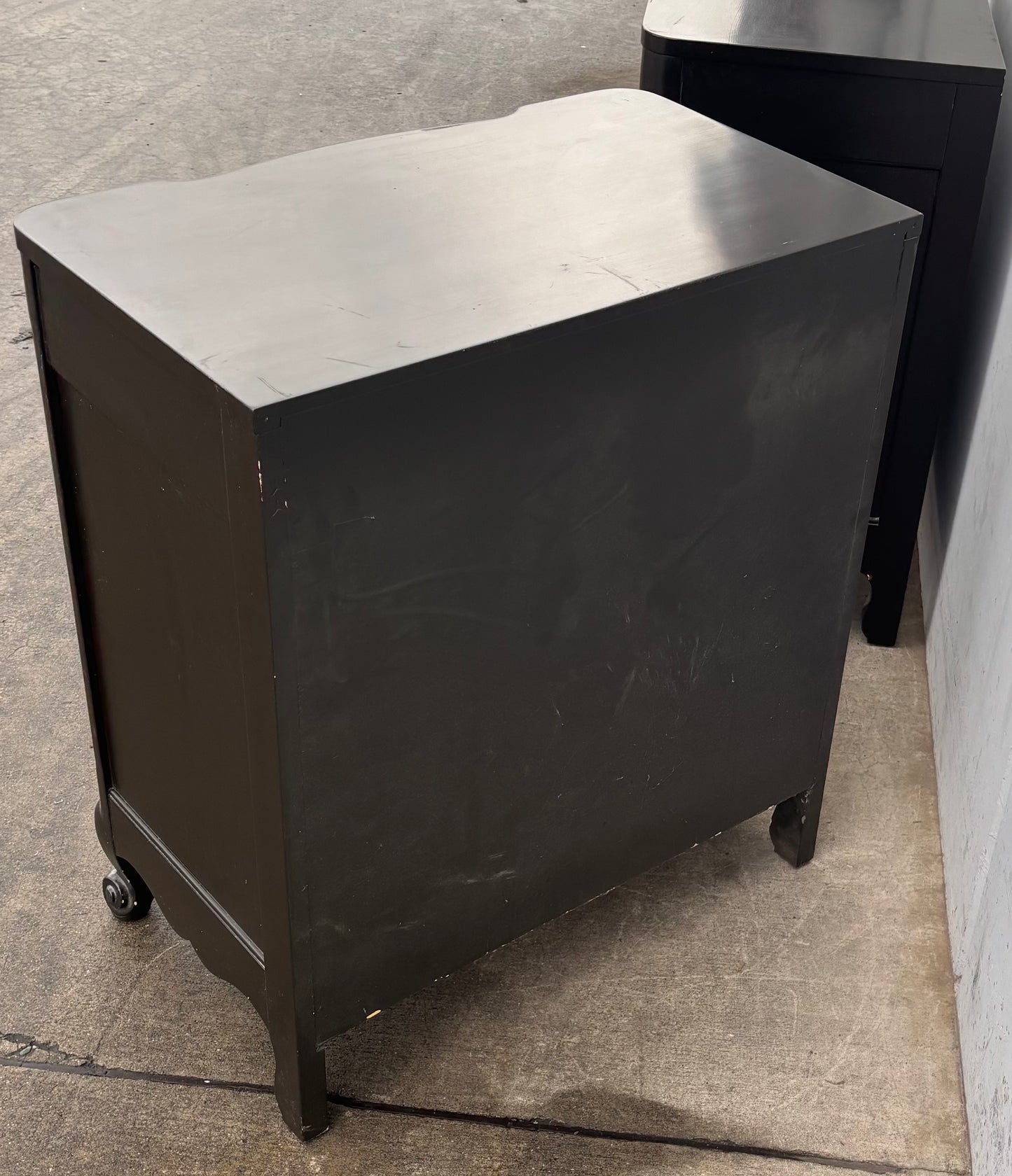 Black and gold nightstands/ bedside tables (2)