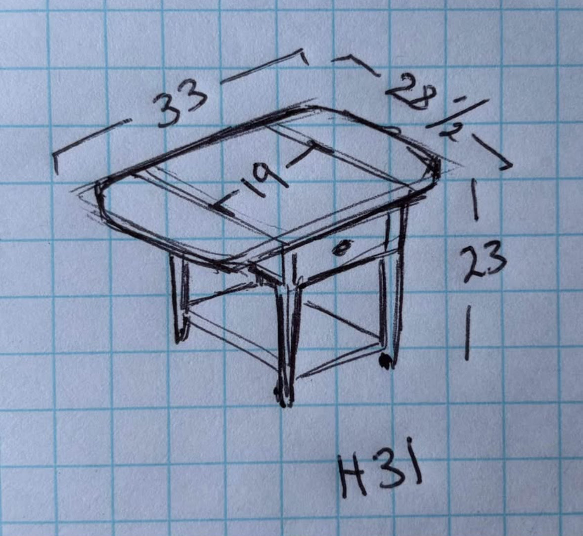 Early 20th Century Low Oak Drop-Leaf Side Table