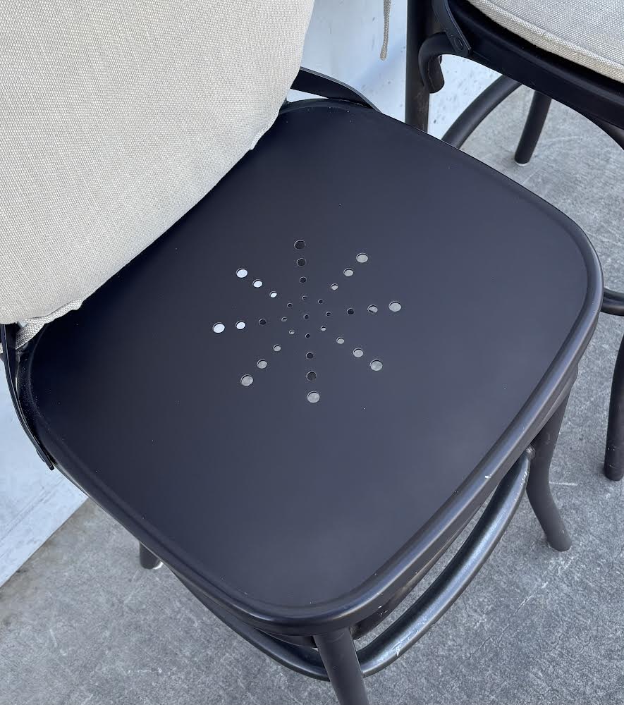 2 Madeleine Metal Bar Stools