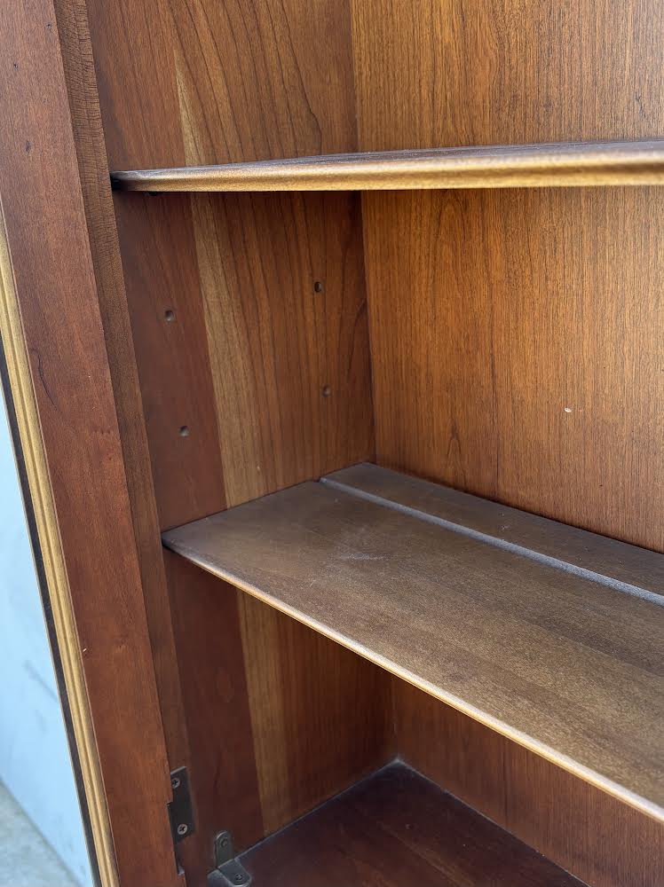Antique Glass Secretary Desk
