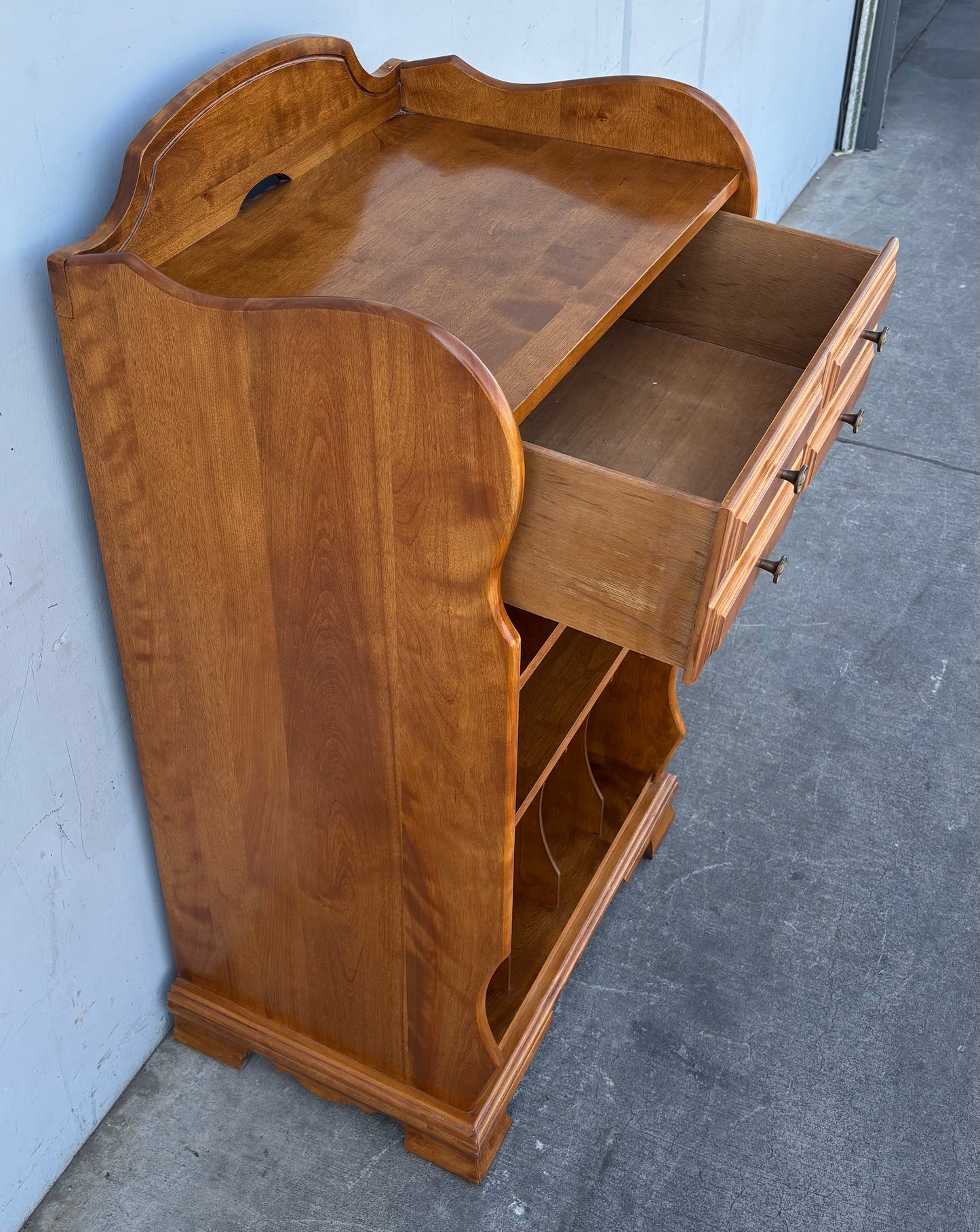 Vintage Display Cabinet Desk Dresser