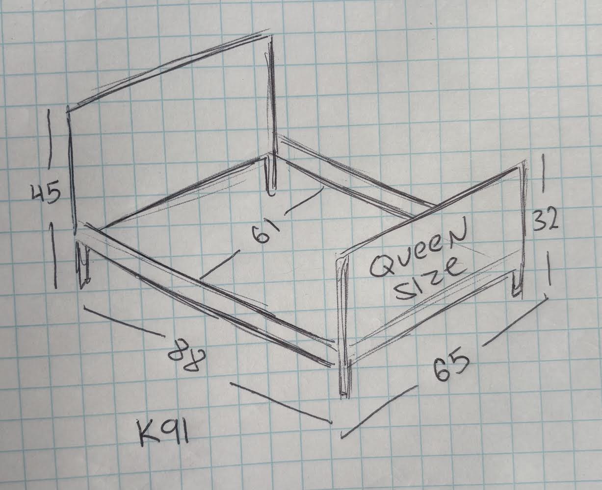 Queen Size Bed Frame Wood