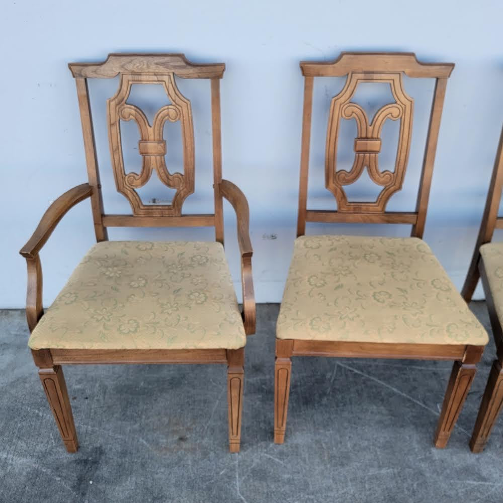 dining chairs (6) (1 armchair) antique/ vintage