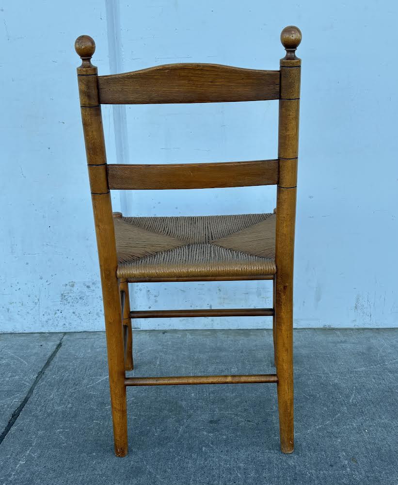 Ladder Back Antique Tall Chair