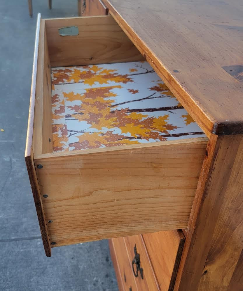 Master craft S J Bailey & Sons dresser/ chest of drawers