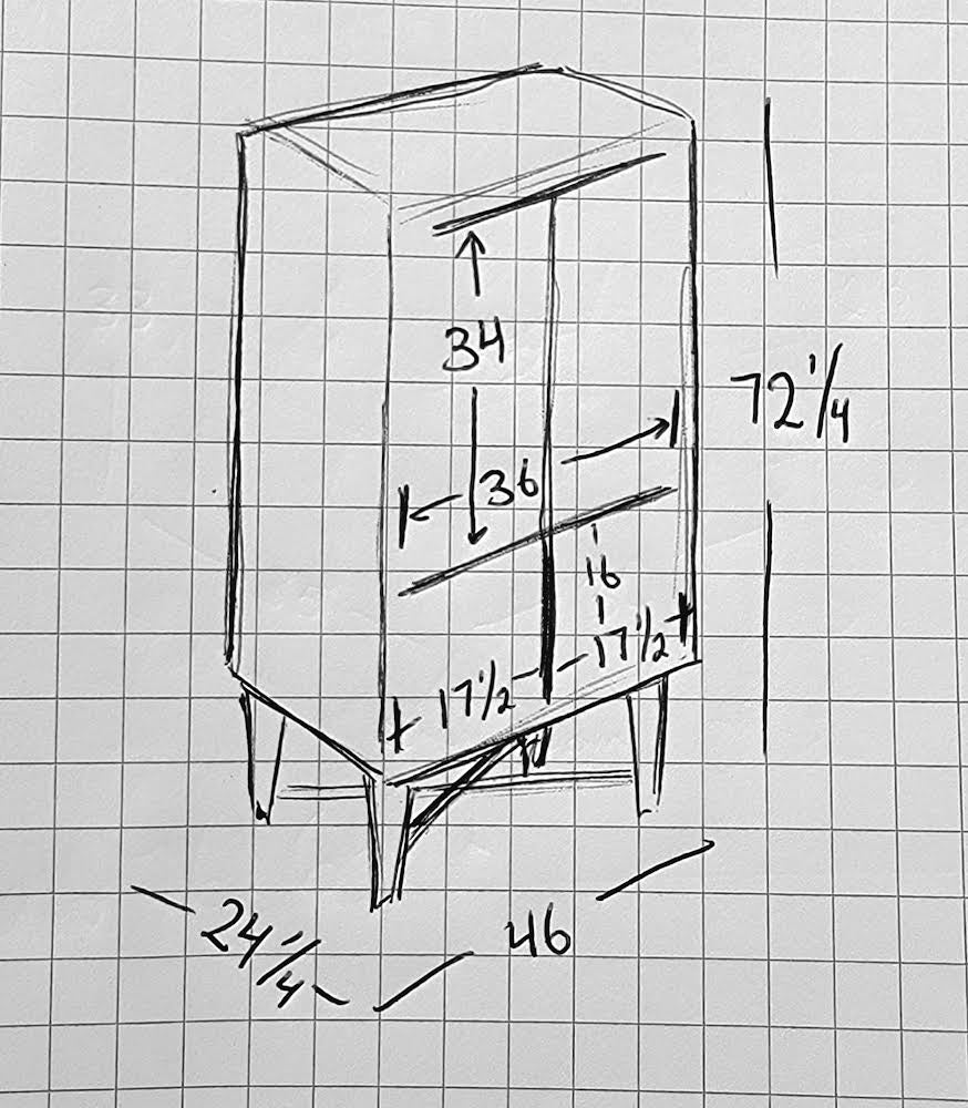 Dark wood entertainment tv cabinet armoire