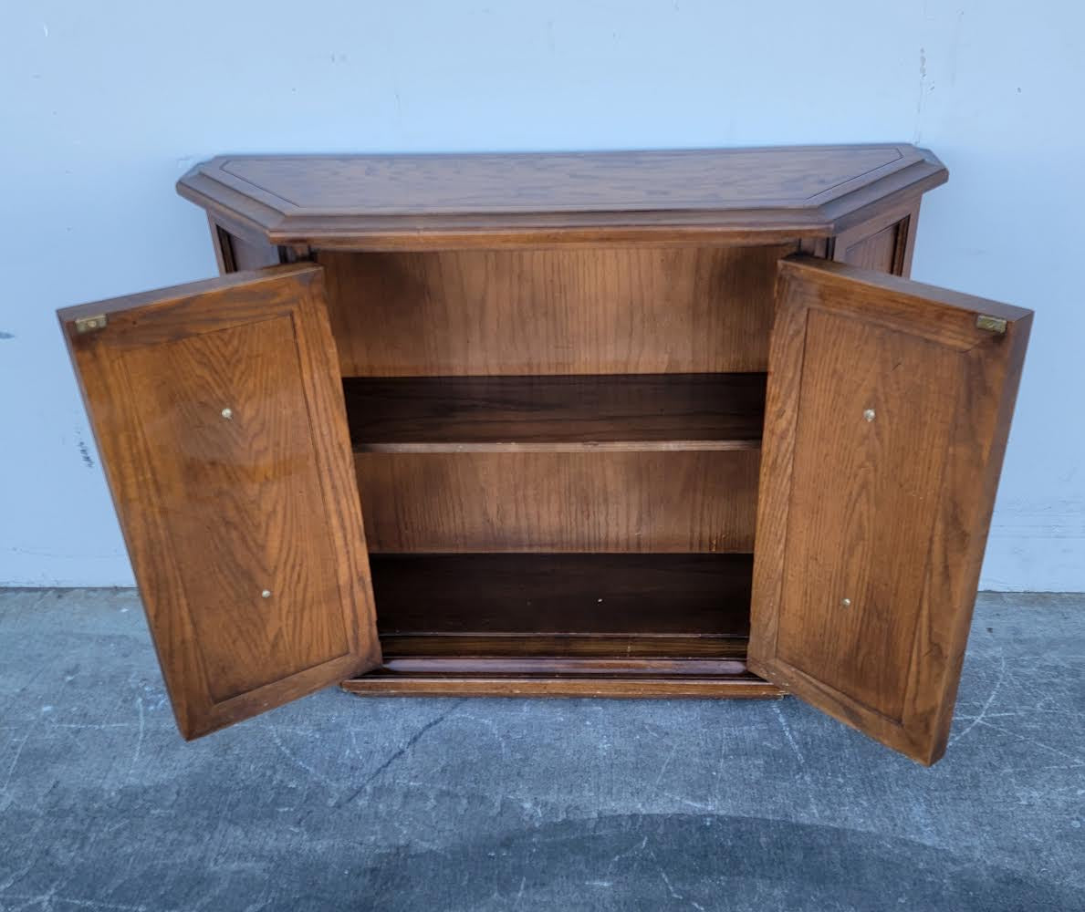 Buffet/ cabinet/ credenza half octagon