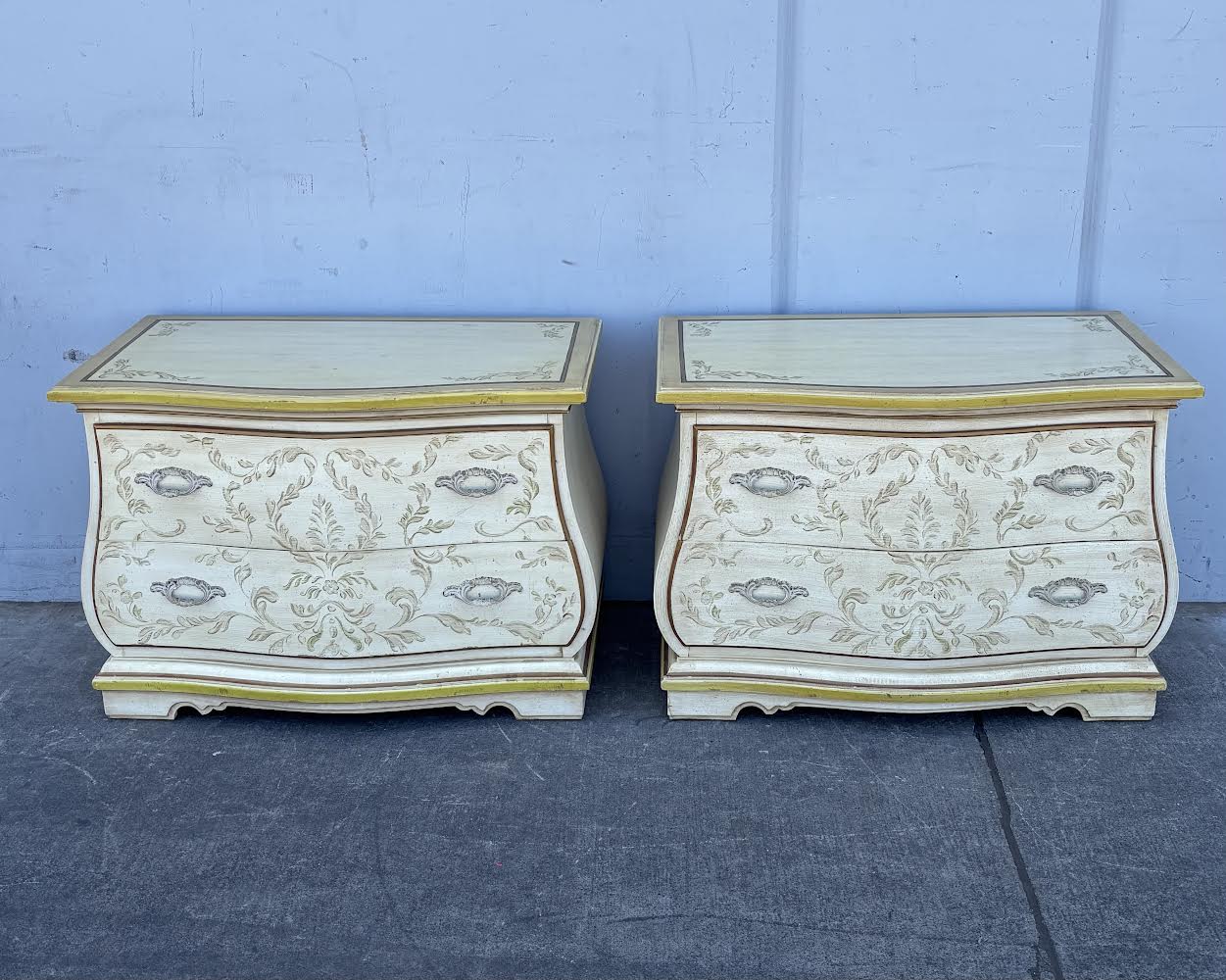 Vintage Drexel Heritage French Provincial 2 Matching Night Stands