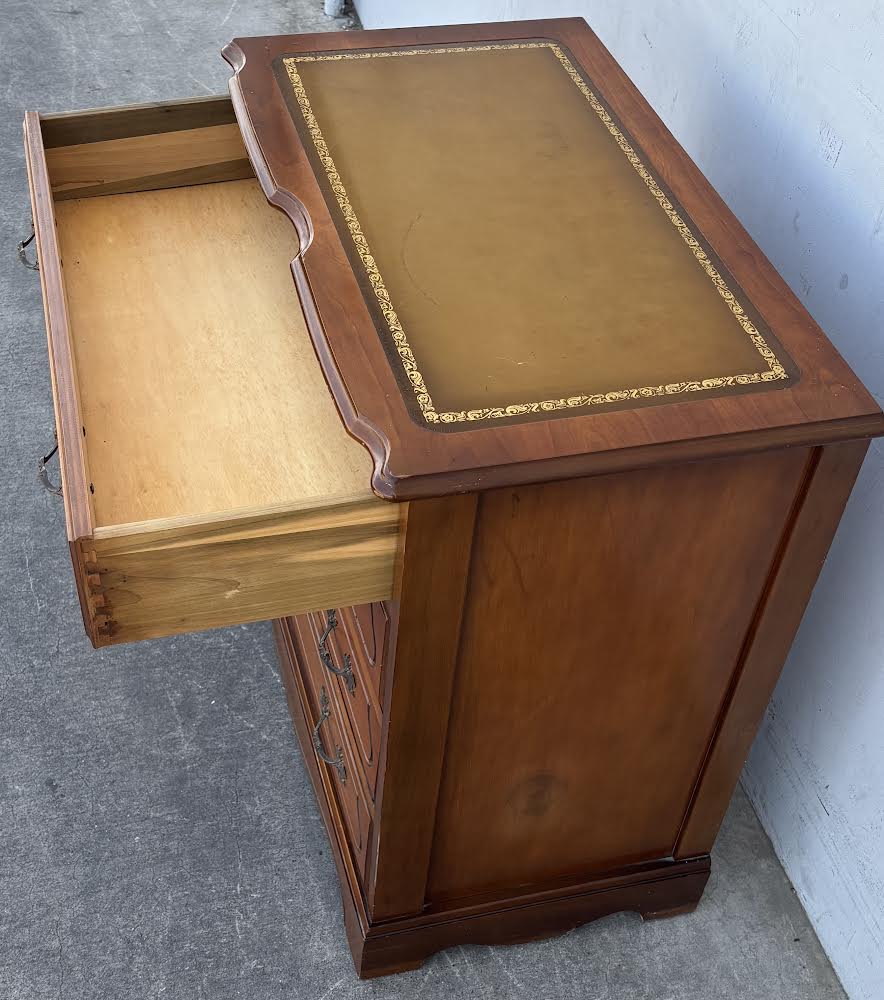 4 Drawer French Style Highboy Dresser