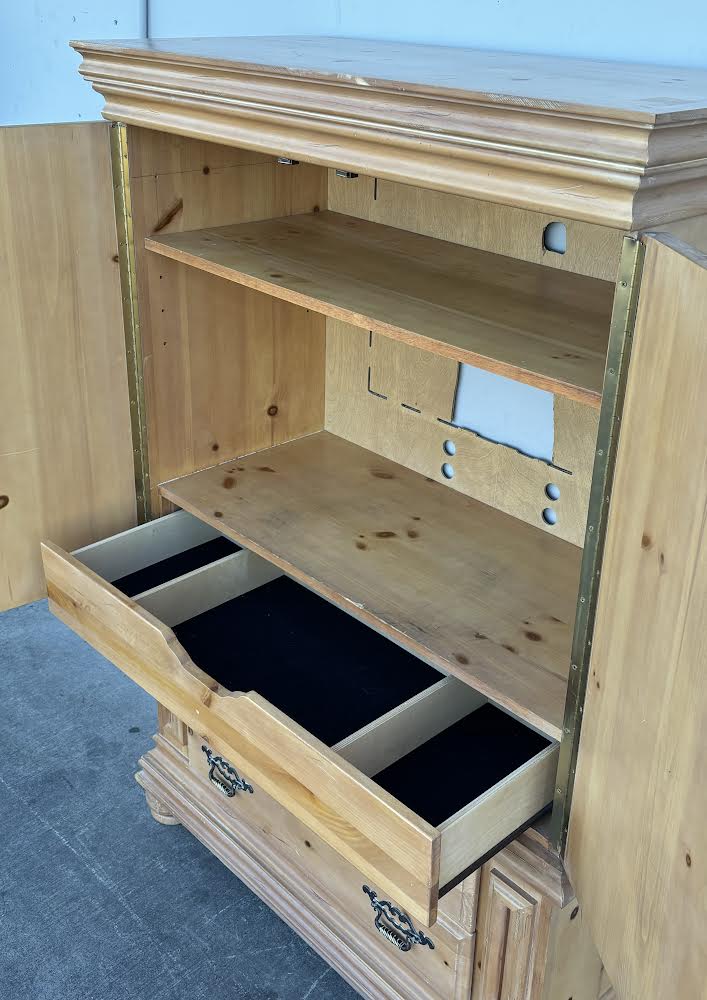 Boyd Solid Wood Storage Armoire Cabinet