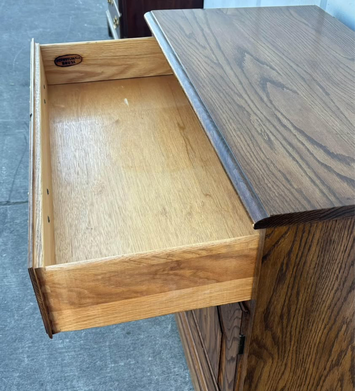 Vintage Knob Creek Oak Nightstand Pennsylvania house