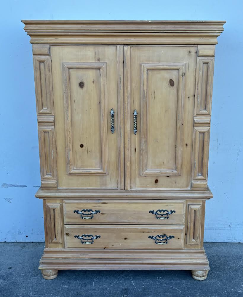 Boyd Solid Wood Storage Armoire Cabinet