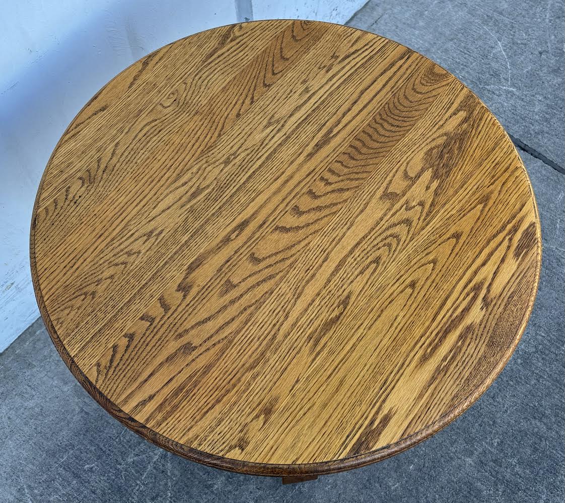 Heirloom USA Made Side Table/Round Wood