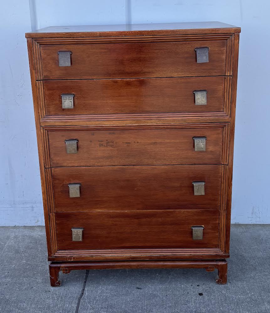 Five-Drawer Chests Mahogany Dresser