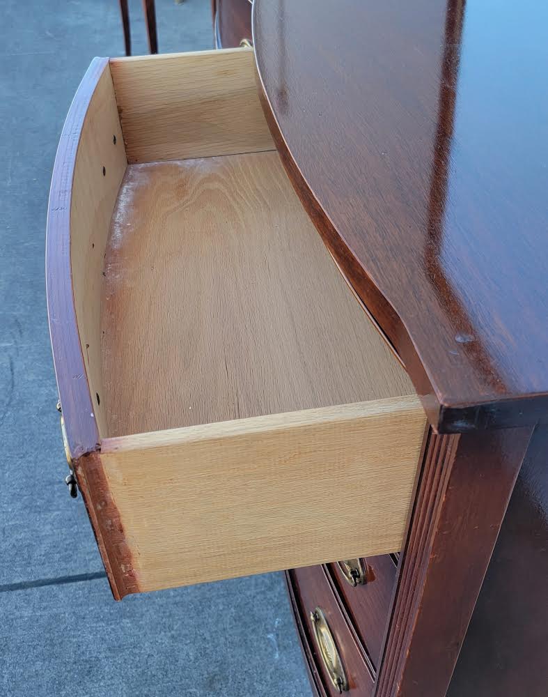 Dresser with mirror