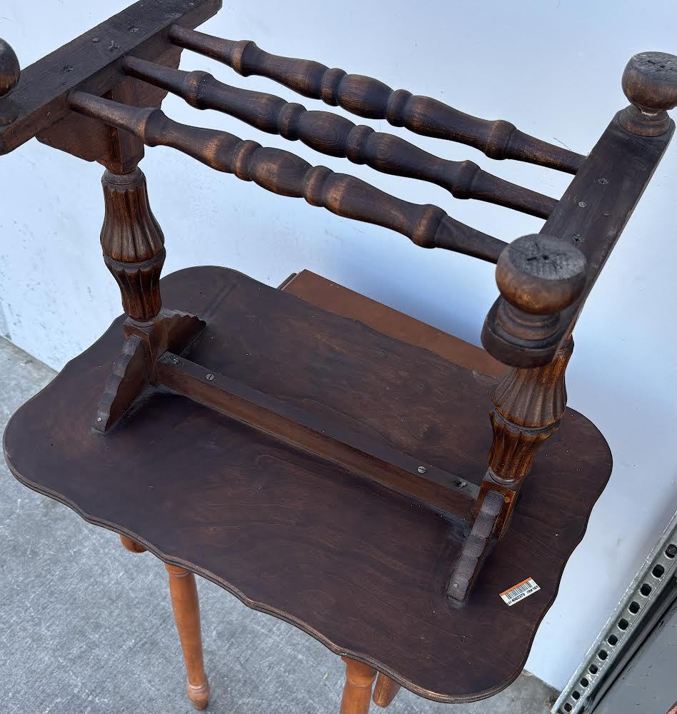 Antique Wood Entry Table/Side Table