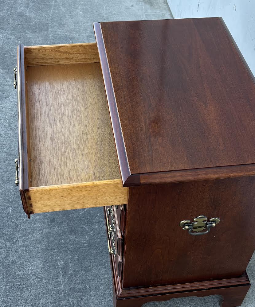 Cherry 4 Drawer Night Stand