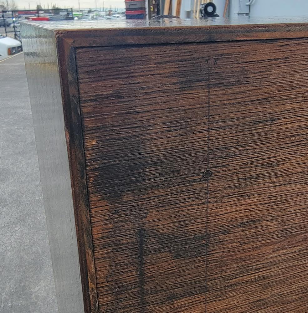 Antique/ vintage dark wood chest of drawers storage/ file / jewelry cabinet/ buffet