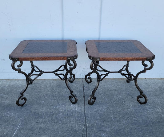 End/side tables (2) Bernhardt la Paz style