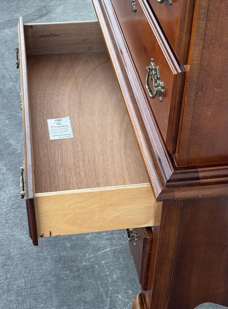 Vintage American Drew Cherry Highboy