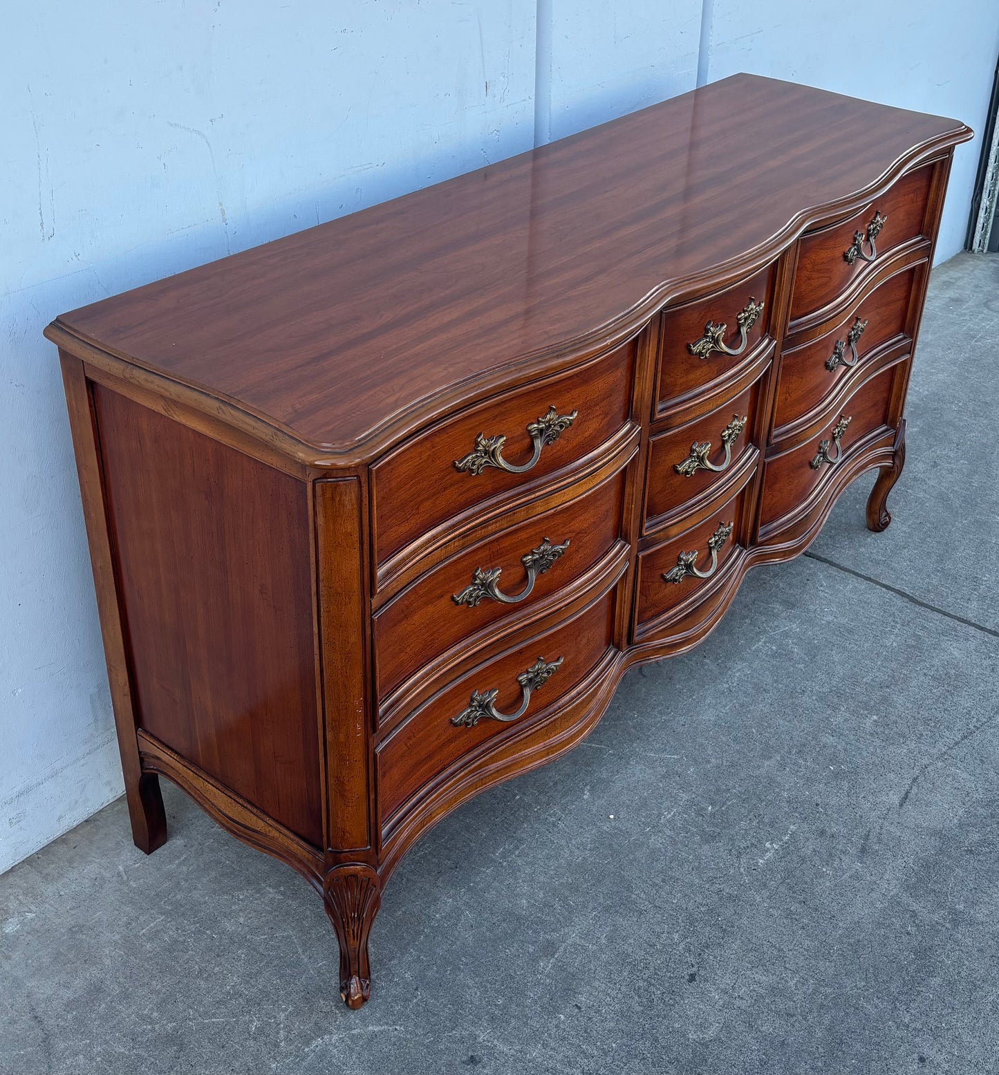 Dixie dresser/ chest of drawers dark wood
