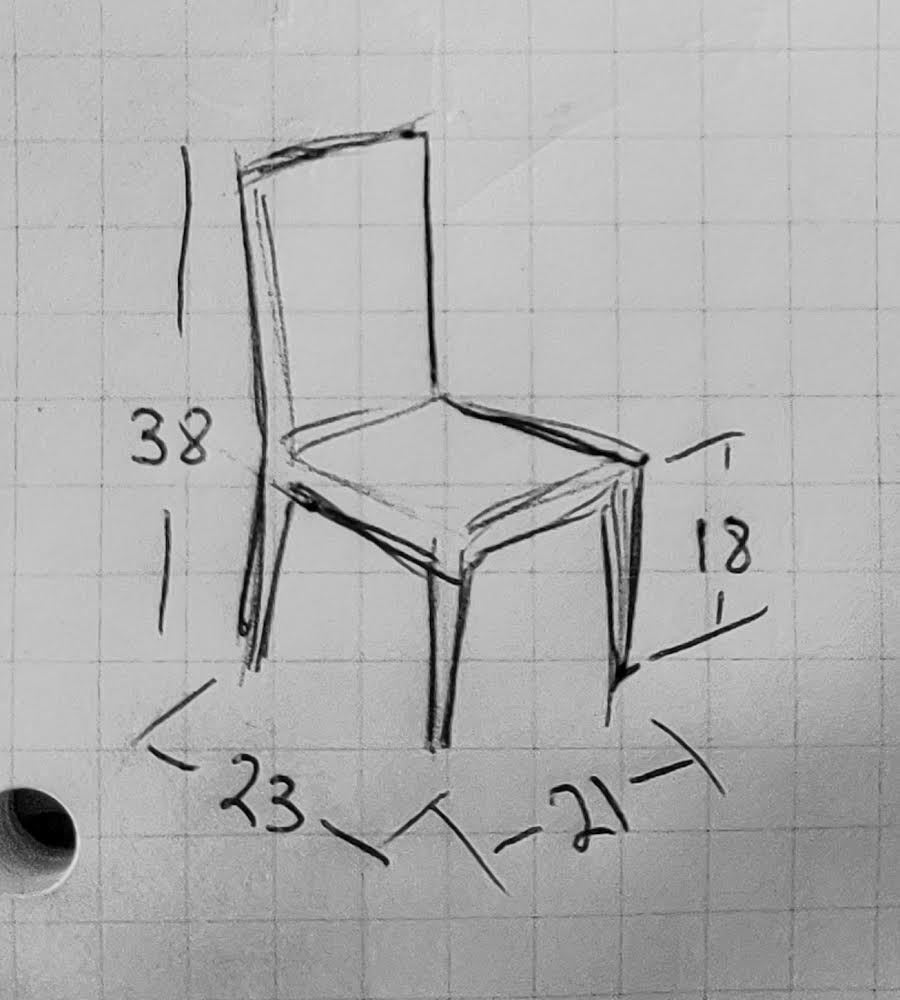 dining chairs (6) (1 armchair) antique/ vintage
