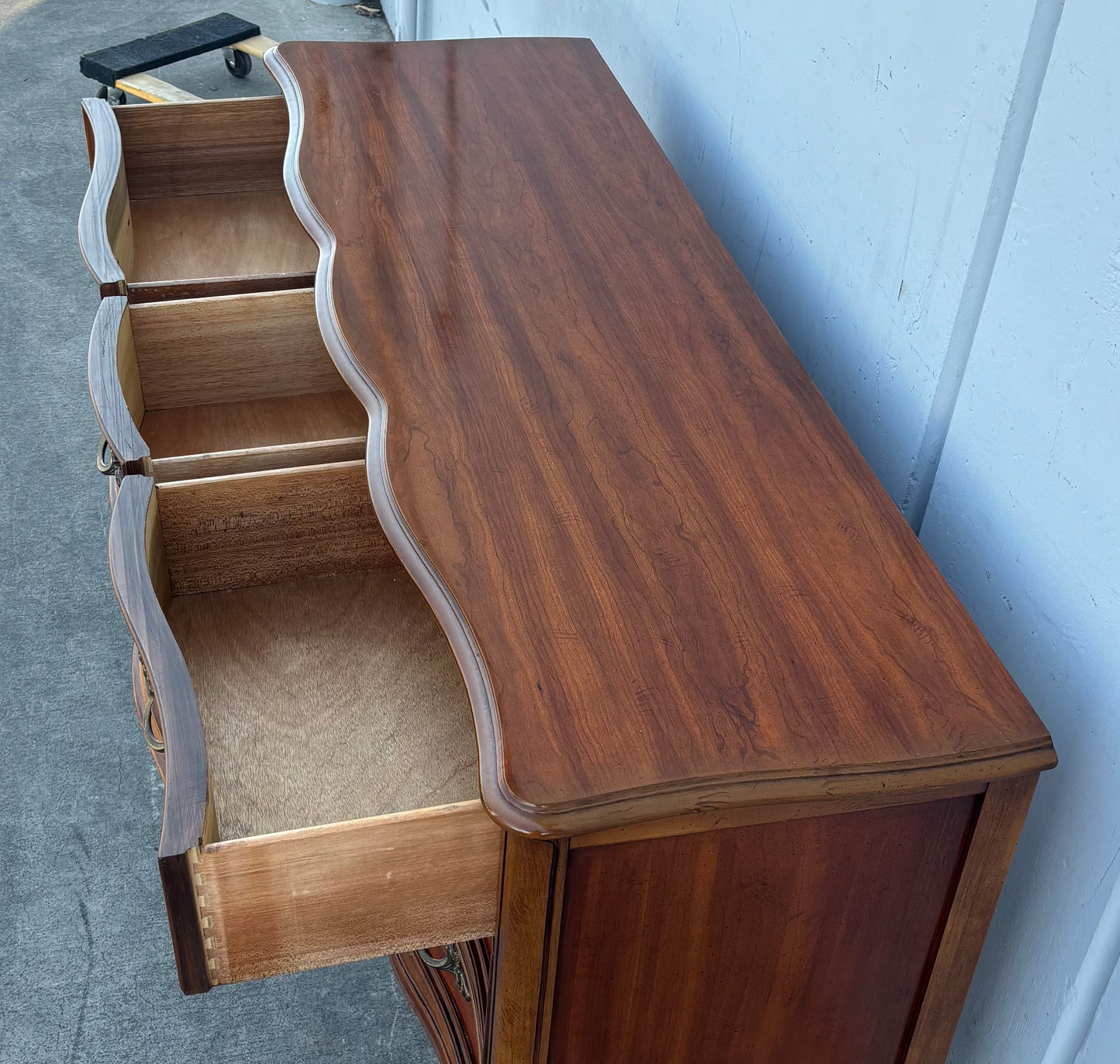 Dixie dresser/ chest of drawers dark wood