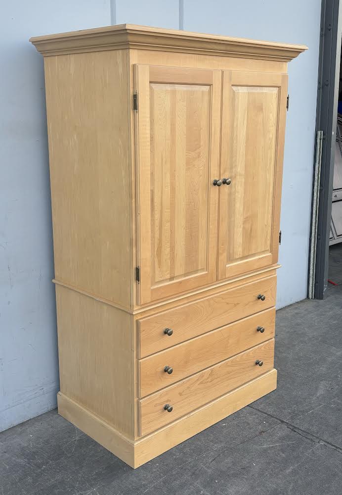 Light Wood Armoire