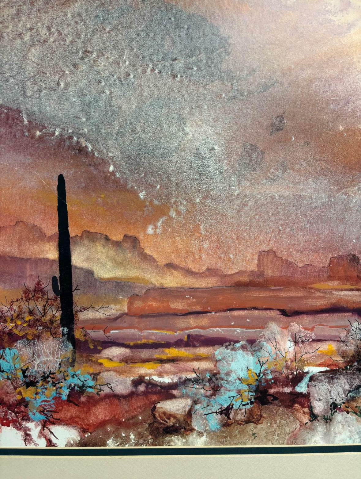 Framed Desert Dusk Print