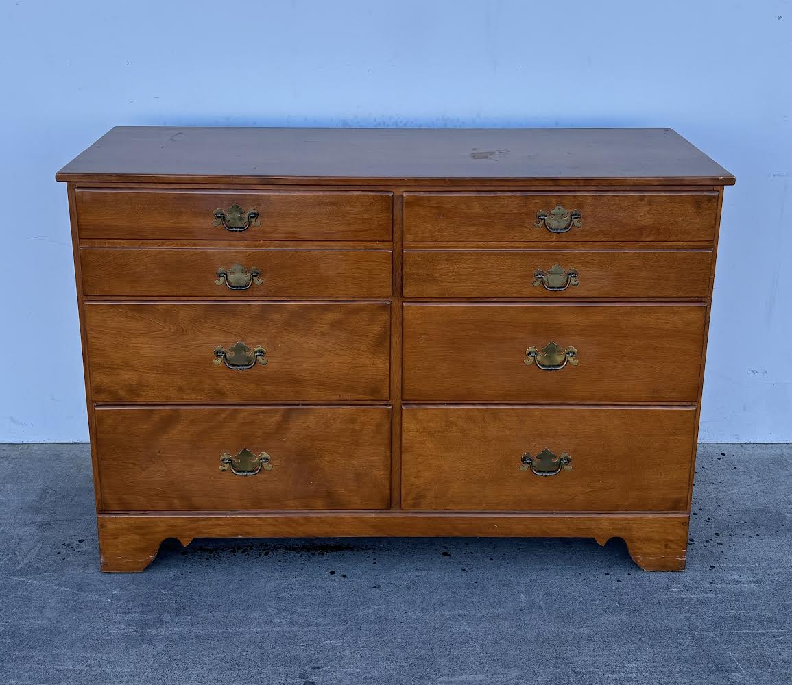 Baumritter Ethan Allen Heirloom American Maple Dresser Chest of Drawer