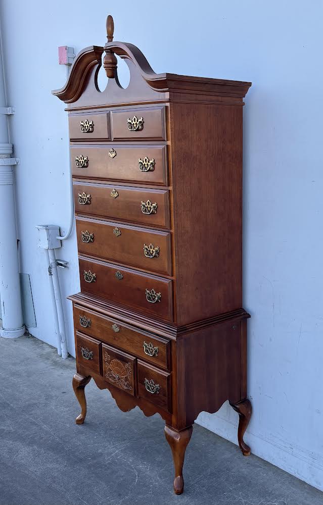 Vintage American Drew Cherry Highboy