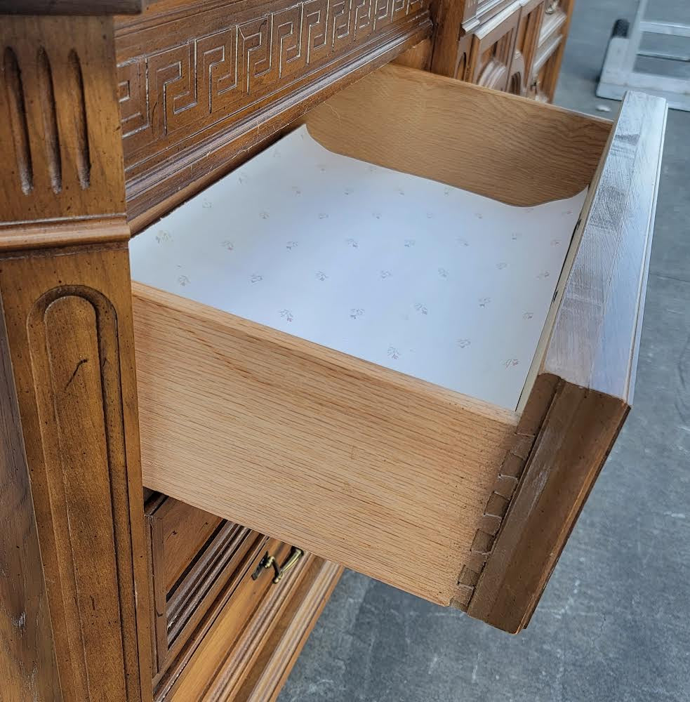 Dresser/ sideboard/ buffet cabinet with mirror MCM