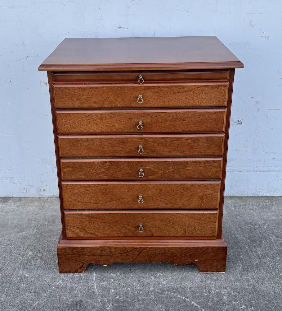 Chest of drawers end/side table jewelry armoire