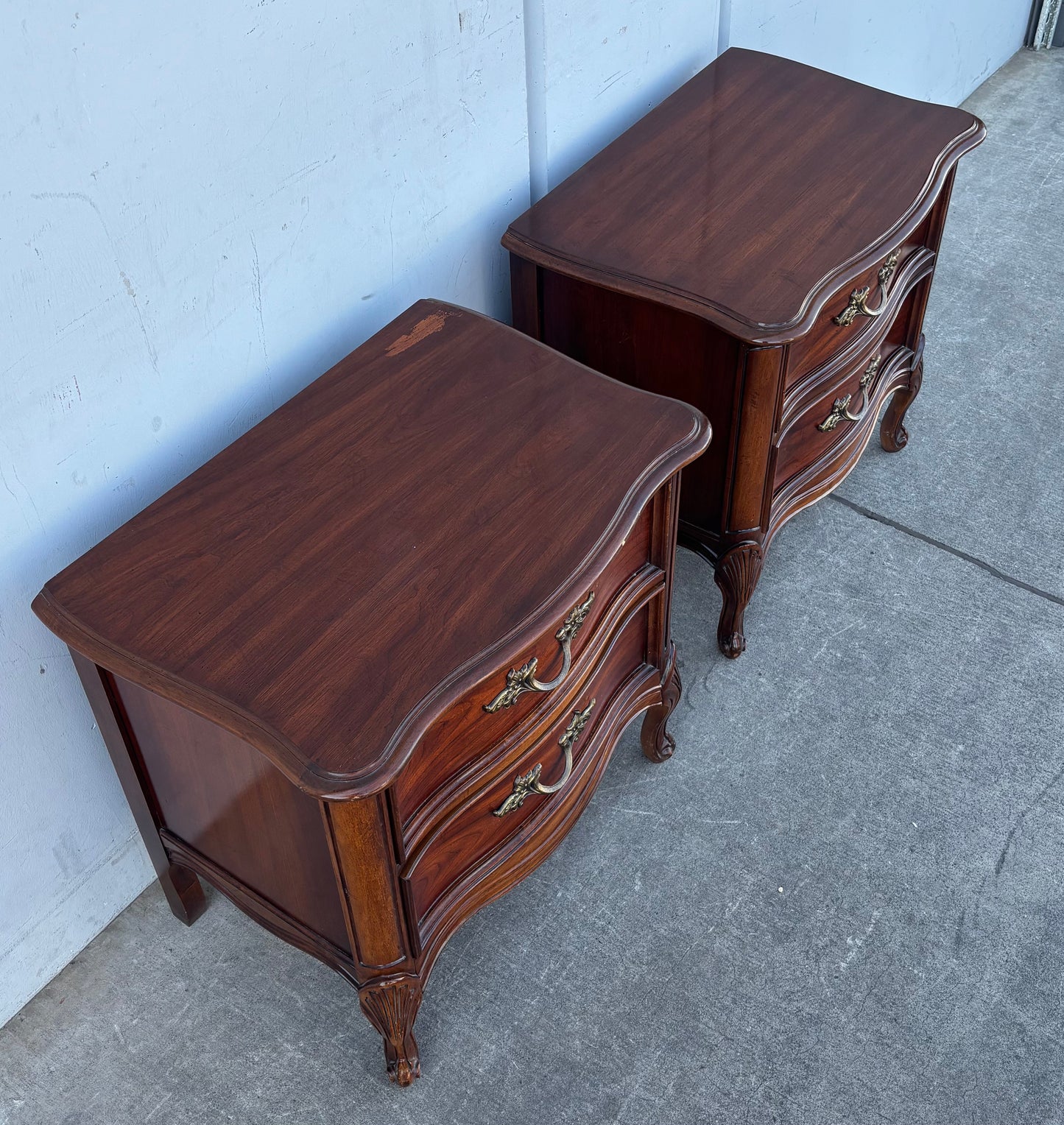 Dixie nightstands/ bed side tables dark wood