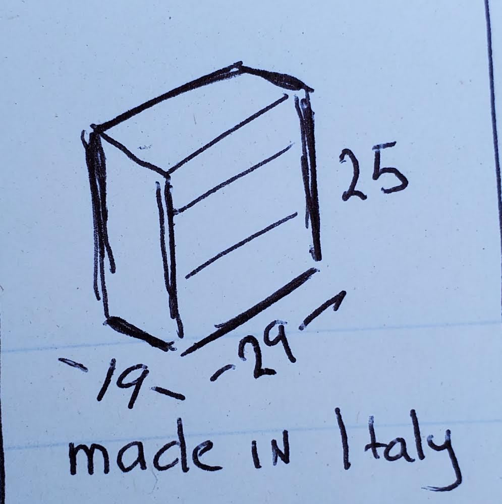 Italian nightstand/end/side table