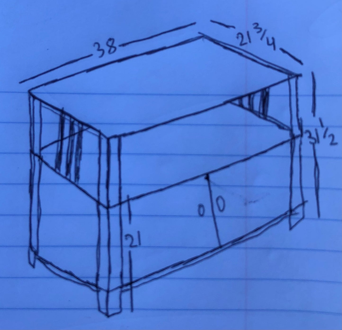 end/side table on wheels